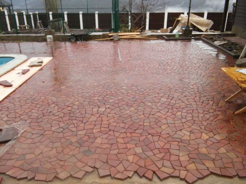  Песчаник брусчатка (Готика) art PSK-L-01  купить в Ростове    2600 руб/кв.м    фото 