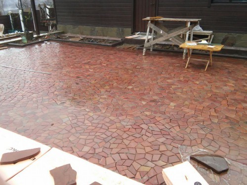  Песчаник брусчатка (Готика) art PSK-L-01  купить в Ростове    2600 руб/кв.м    фото 