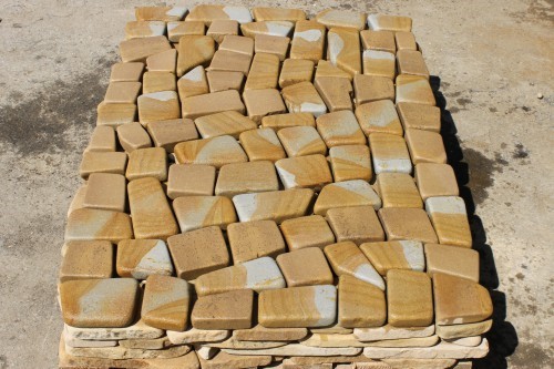  Песчаник брусчатка (Готика) art PSG-L-01  купить в Ростове    2300 руб/кв.м   фото 