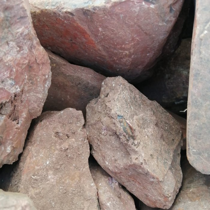 Яшма красная  (фр. 70-100 мм) фото заказать  Ростове