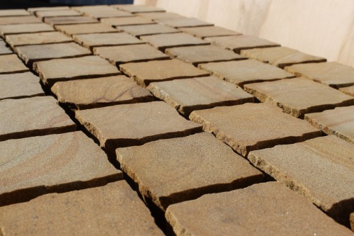  Песчаник брусчатка (Прага) art PSG-10-07  купить в Ростове    2600 руб/кв.м   фото 