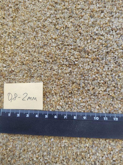 Кварцевый песок для площадок фр. 0,8 - 2 мм.  купить в Ростове фото 