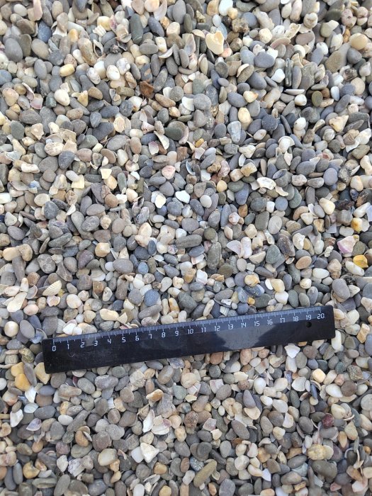 Галька крымская прибрежная фр. 5-10 мм.  купить с доставкой в Ростову фото 