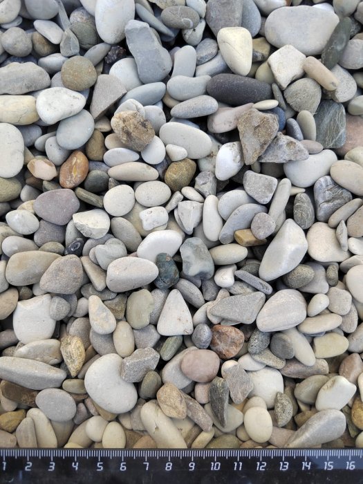 Галька черноморская фр. 10-20 мм.  купить с доставкой в Ростову фото 